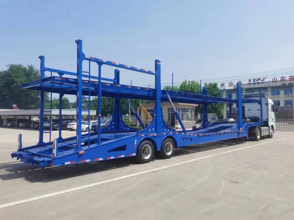 CIMC 2 3 Axle 6 8 10 Car Transport Semi-Trailer Double-Decker Car Trailer for Towing Truck Trailers