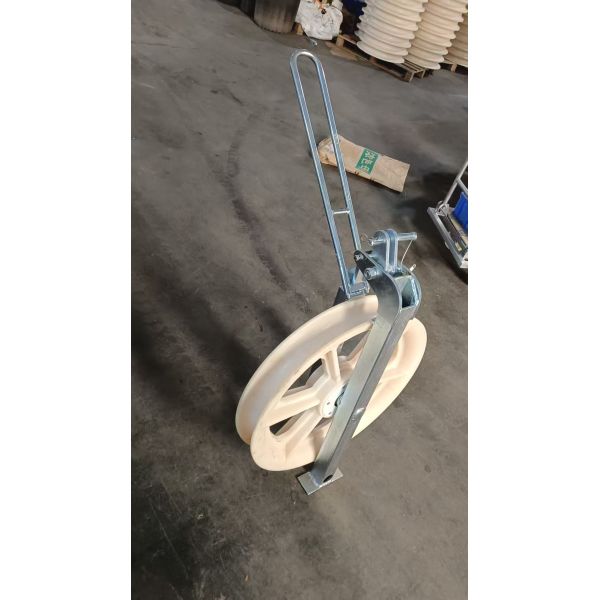 916mm Large Diameter 50kN Rated Load Nylon Sheave Helicopter Stringing Block for Transmission Line Installation