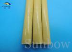 ROHS approved waterproof oil proof fiberglass Polyurethane sleeving tube