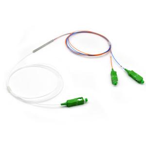 Wholesale SC/APC 1310/1550nm 50/50 1*2 FBT Fiber Optic Coupler Splitter from china suppliers
