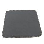 16"X16" Microfiber Car Buffing Towel Black Ultra Thick 800GSM Twist Pile 70%
