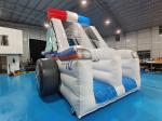 Customized Backyard Inflatable Slide Police Patrol Wagon Carton Inflatable