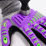 Heavy Duty Nitrile Sandy Impact Resistance Hand Gloves For Industrial Use
