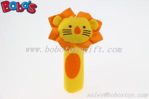 Wholesale High Quanlity Soft Infant Lion Toy Plush Baby Stick Toys from china suppliers