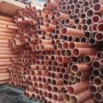 50*20*2mm Copper Coils Pipe Tube Straight For Air Conditioners 300MM