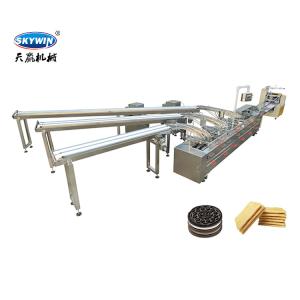 Wholesale High Productivity 150psc/Min Two Line 3+2 Sandwich Biscuit Machine from china suppliers