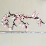 Hot Fix Motif mangnolia Embroidery Lace Flower for Cheongsam