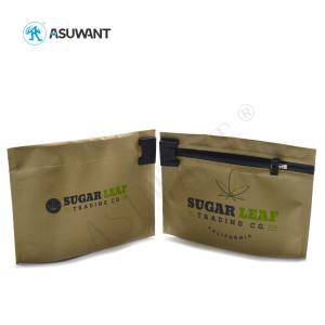 Wholesale Customizable Aseptic Printed Mylar Bags Smell Proof Herb Package Resealable from china suppliers