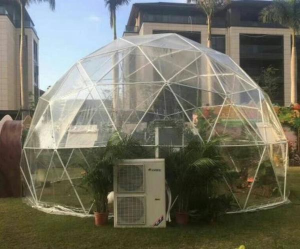 UV - Treated Clear Camping Tent Half Sphere Geodesic Dome Wedding Tent Dome