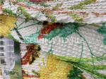 Spandex Nylon Recycled Swimwear Fabric Customized Printing Weft Knitted