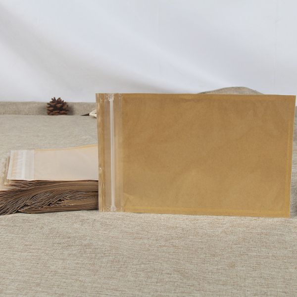Waterproof Self Seal Packing List Envelopes 15x20cm Glued Paper Bags