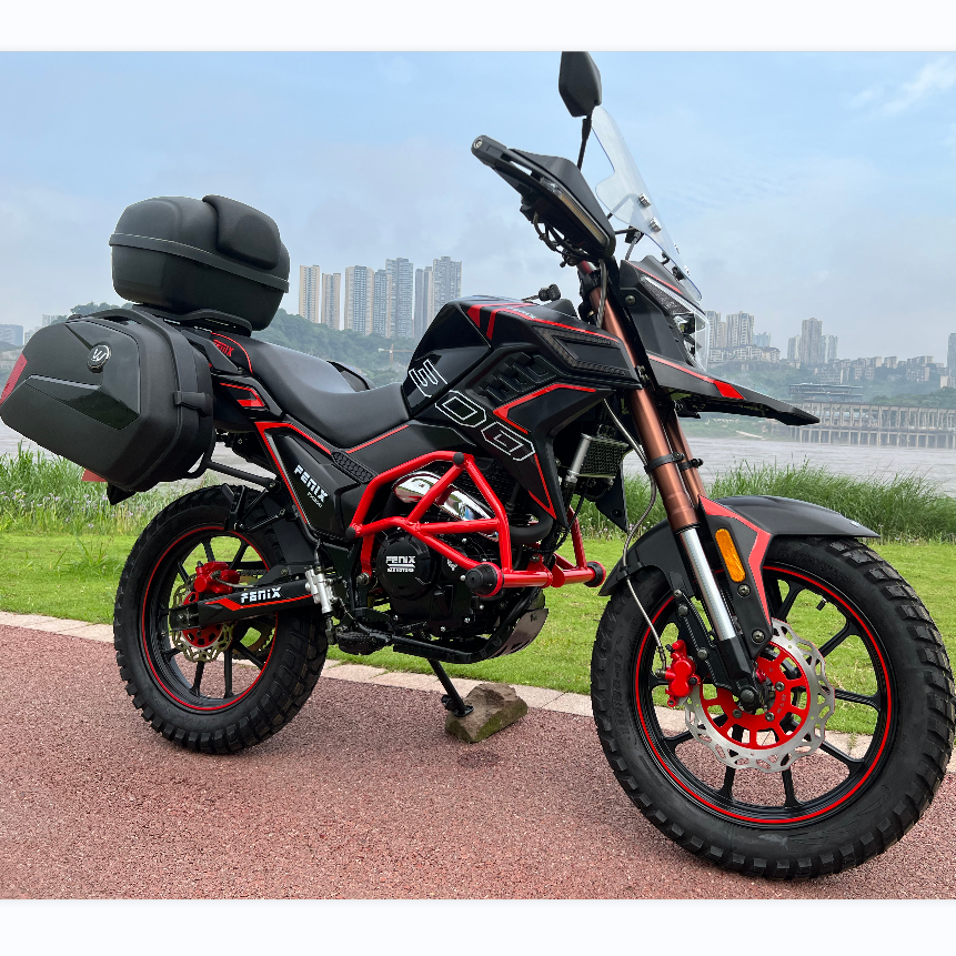 Four Stroke On Road Off Road Motorcycle 250cc Weather Resistance