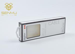 Wholesale 350g Paper Custom Printed Phone Accessories Packaging with Clear Window from china suppliers