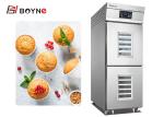 Bakery Shop Two Half Door 36 Trays Fermentation Equipment Freezing Retard