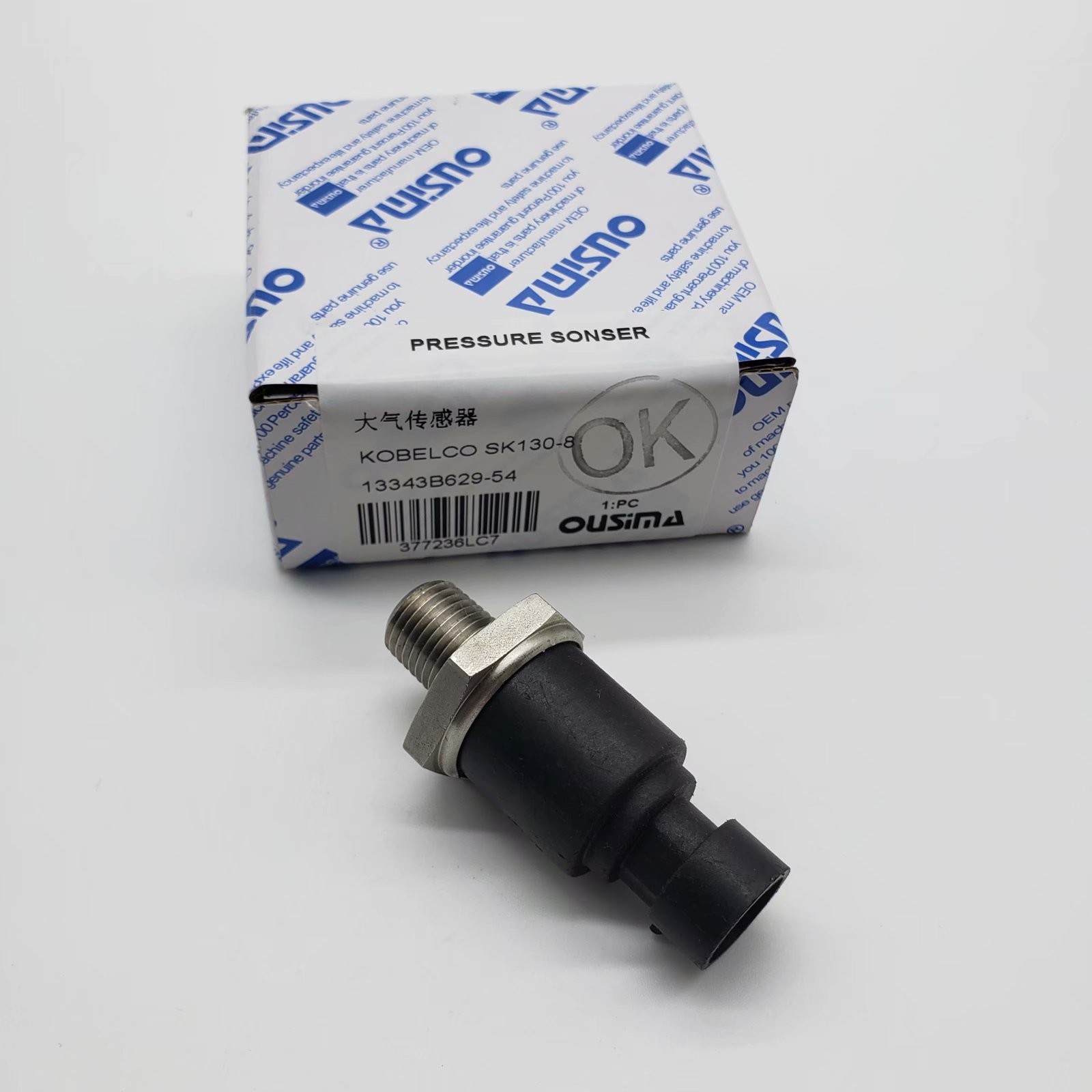 OUSIMSA Pressure Sensor 13343B629-54 Excavator Electrical Parts For Excavator COBELCO SK130-8