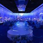 Northern Lights Holographic Display Projector Immersive Dining For Wedding