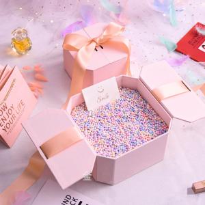 Wholesale Custom Packaging Box Luxury Wedding Gift Box Cardboard Magnetic Gift Box With Ribbon from china suppliers