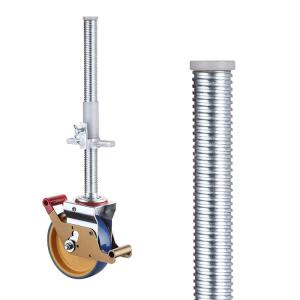 Wholesale 125mm PU Adjustable Scaffold Wheels , 600kg Capacity Caster Wheel Scaffolding from china suppliers