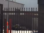 Boundary protection welded galvanized steel temporary picket fence tubular