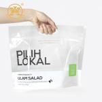 OEM Logo Zip Lock Dry Fruit Packaging Bags Lettuce Vegetable Packaging Plastic