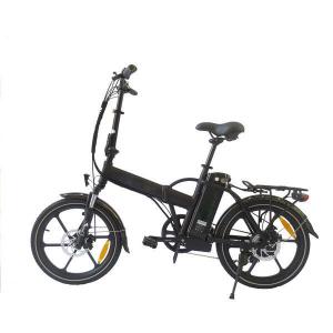 Wholesale 250W 36V Mini Folding Electric Bike Brushless Aluminum Alloy Frame / Fork from china suppliers