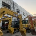 Japan KOMATSU Pc78us 7 ton used crawler excavator in Shanghai good condition