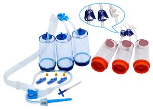 Wholesale 100ml AS Material Cup Sterility Test Kit Canister Double Zone 100% Closed from china suppliers
