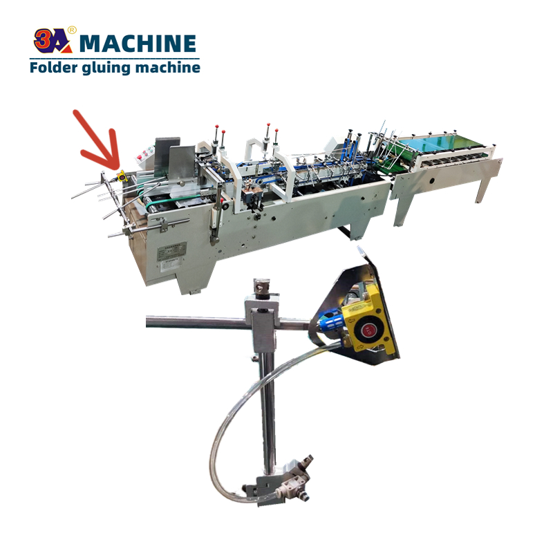 Long Service Life Automatic Box Folding Gluing Machine Accessories Box Pasting Machine