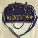 PVC mirror leather lacquered leather split off shoulder bag travel bag shopping