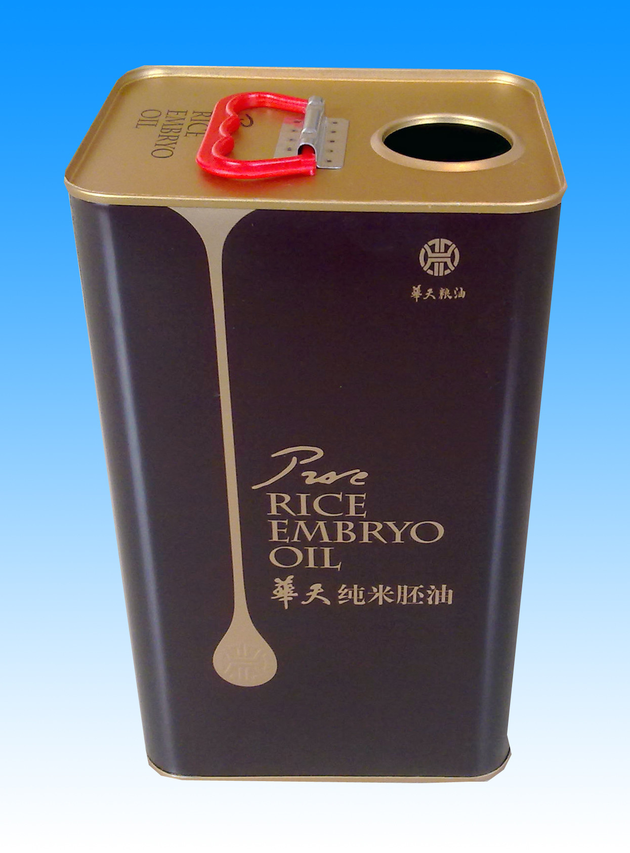 1 Gallon Metal Olive Oil Can 0.28mm Large Square Tin Containers