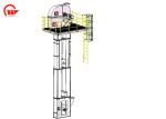 Rice Mill Chain Belt Bucket Elevator Low Speed 600 - 1200mm Head Pulley Dia