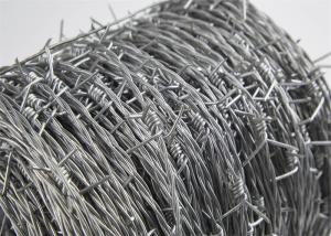 Wholesale Low Carbon Galvanised Barbed Wire Easy Install For Highway Protection from china suppliers