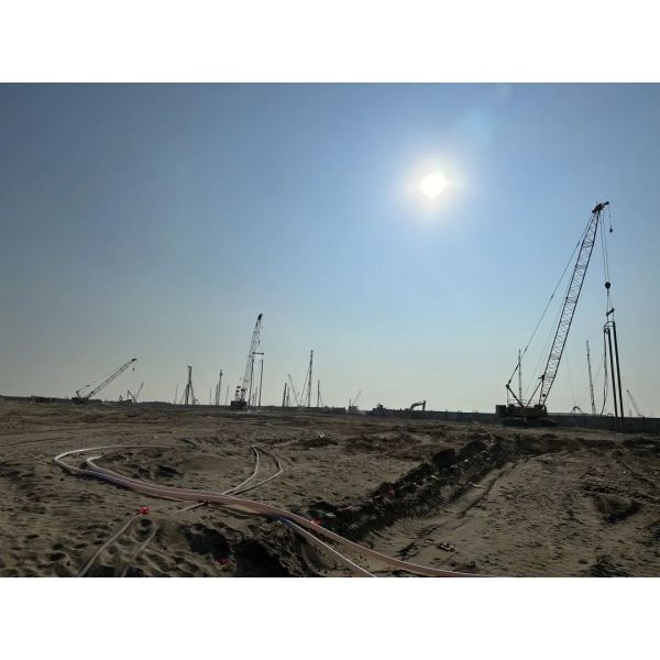 Pile Driver Vibro Compaction Ground Improvement Pile Vibroflotation 180kw For Soft Soil Ground