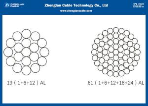 Wholesale Overhead Bare Aluminum Power Cable , 18.4mm2 AAAC Conductor IEC 61089 Standard Code:16-1250 from china suppliers