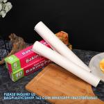 5m 10m 20m Food Oil Proof Tray Household Cake Silicone Paper In Roll With Metal