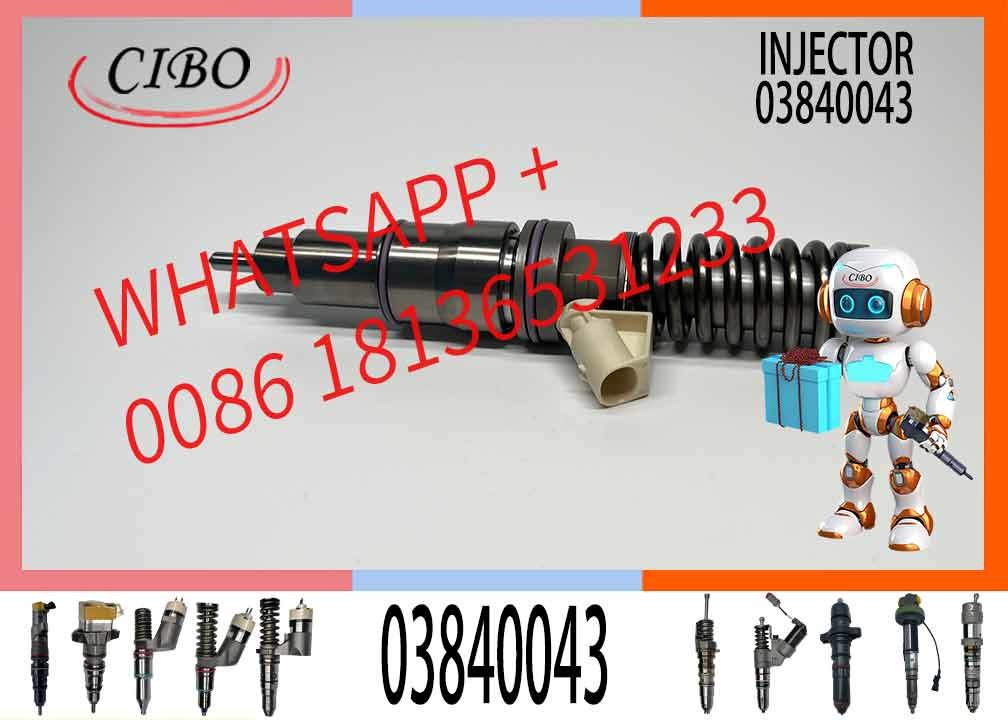 Engineering Machinery E1 Truck Engine System Accessories 03840043 Diesel Fuel Injector