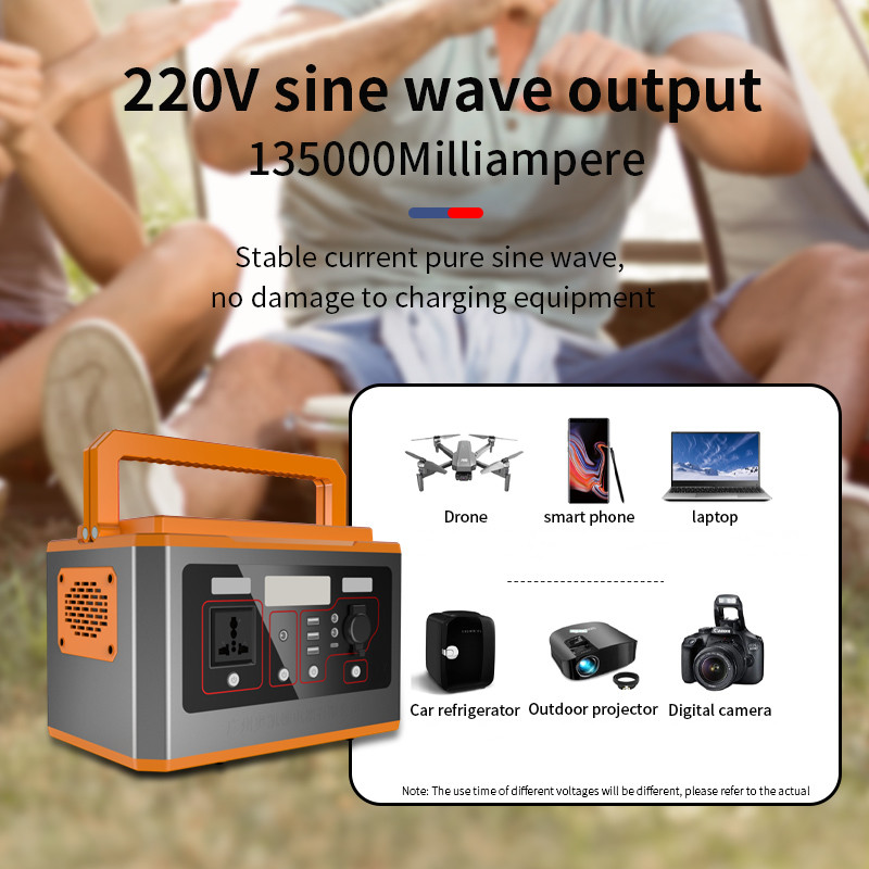 Eu Warehouse Portable Power Station Home Camping Emergency Energy Storage 500w