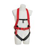 Double Lanyard Full Body Climbing Safety Belt 23KN Strength Polyester for Roof
