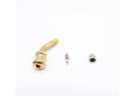 Bolt In Truck Brass Valve Stem V3.22.1 9.7mm Rim Hole 45 Degrees Bend