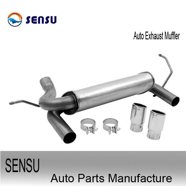 8inch Universal Car Exhaust Muffler Aluminized Straight Through Chambered