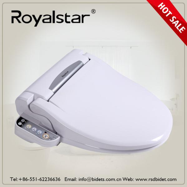 Safety Alarm Warm Water Bidet Toilet Seat , Self Cleaning Bidet Dual Nozzles