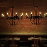 Vintage woven pendant light for Kitchen Dining room Lighting Fixtures (WH-VP-14)