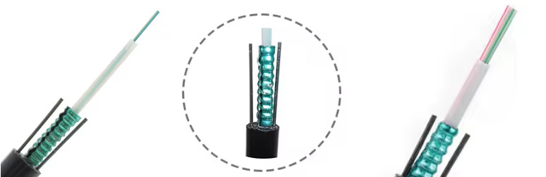 SM Singlemode Outdoor Fiber Optic Cable GYXTW53 GYXTW Mulitmode OM3 12 Core Fiber Optic Cable