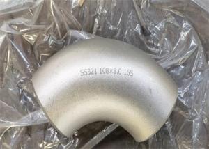 Wholesale Sch 40 Seamless Steel Pipe Elbow 304L SS321 90 Degree LR Butt Welded from china suppliers