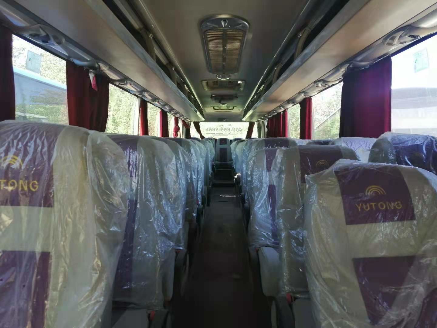 55 Seats Used Yutong ZK6127H Bus Used Coach Bus 2011 Year New Seats Diesel Engine RHD In Good Condition