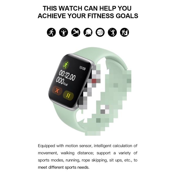 T500 X6 W26 W34 W26+ Health Fitness For Apple Android Ios Full Sereen Smart Watch