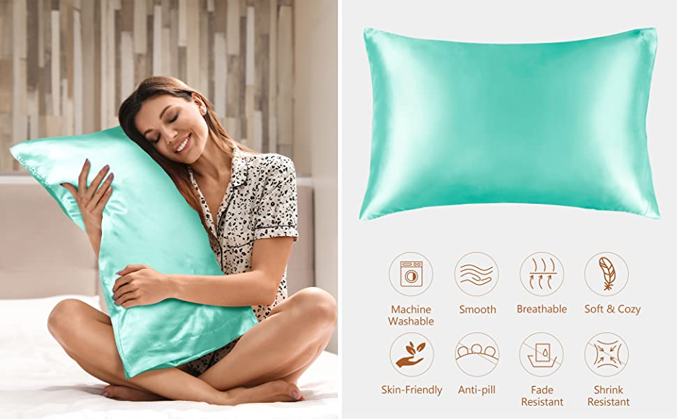 1 pcs Soft and Luxury Printed Polyester Pillow Cover for Envelope Closure on Bed