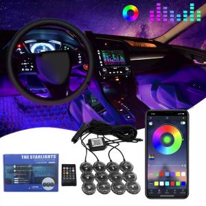 Wholesale RGB Controlled Interior Car Lights LED Car Atmosphere Light Atmosphere Light Led Foot Light from china suppliers