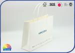 Luxury Fragrance White Kraft Paper Bags Packaging Portable 180gsm Thickness