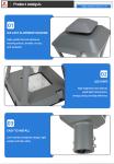 Aluminum Outdoor IP65 Waterproof 40w 60w 80w 100w 120w LED Garden Light for Park